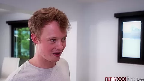 Stepmom lets stepson touch her big tits and fuck her pussy