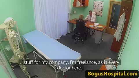 Real euro amateur pounded by her doctor