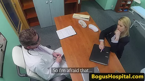 Real euro amateur pounded by her doctor
