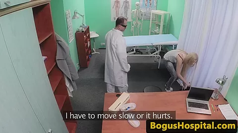 Amateur euro patient pussyfucked by doctor