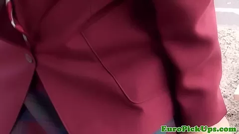 Pulled euro sucking cock for cash