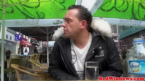 Bigtitted amsterdam hooker gets cumshowered