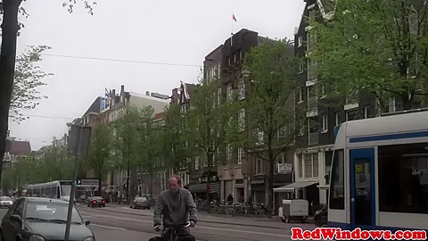 Bigtitted amsterdam hooker gets cumshowered