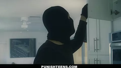 PunishTeens - Latin teen 18+ Tied and FUcked After Stealing