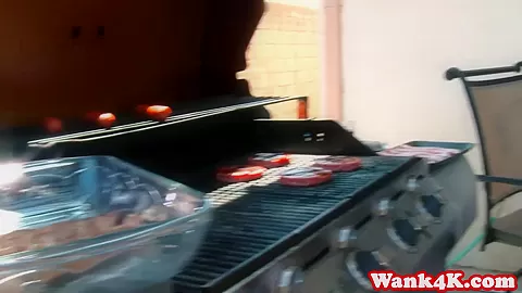 Busty cougar stepmom gets her melons cumshot