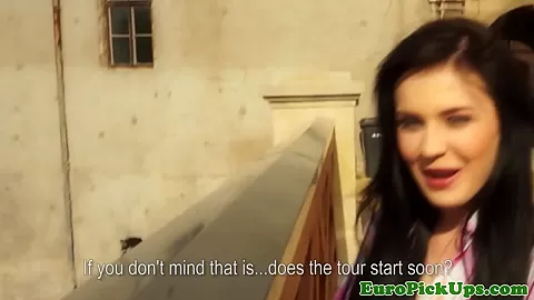 Real euro amateur analfucked in public