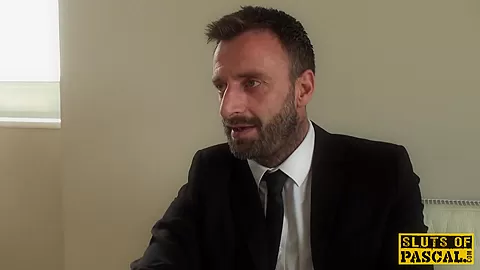 Spanked brit sub Tasha Holtz pounded roughly