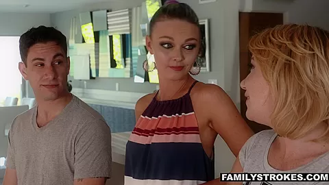 FamilyStrokes - Scavenger Hunt with sis turns sexual