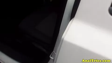 Tight ass girlfriend getting her butt fucked by bf
