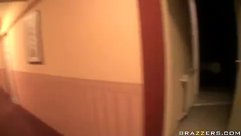 Peeping for chubby brunette and her lover