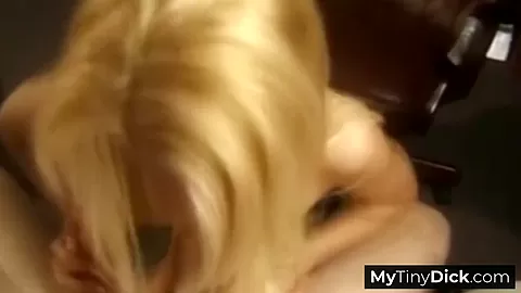 Busty Hot Blonde Give A Small Dick Titty Fuck Possible