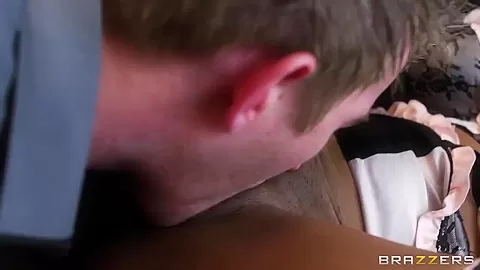 Black Step mom Kiki needs a white dick up her bum