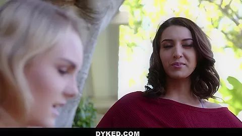 Dyked - Hot Blond teen 18+ Has First Time Lesbian Sex