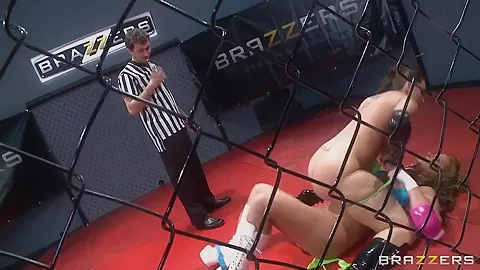 Two slutty chick are fighting for hot trophy - huge gold dildo