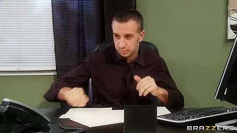 Four wonderful pornstars suck a cock in the office