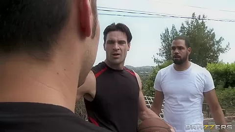 Charles has his way with a couple of boobs