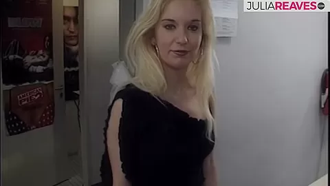 18 year old blonde starts in her first casting fuck video