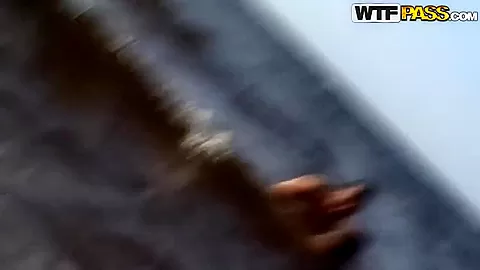 Guy bangs his hot girlfried so well outside