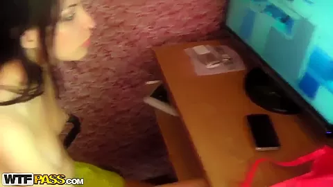 Amateur girl gives blowjob to her boyfriend