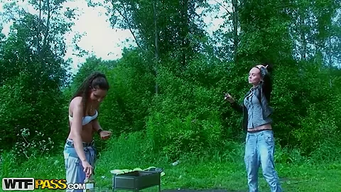 Hot fucking Russian picnic with sexy teen 18+ Jocelyn!