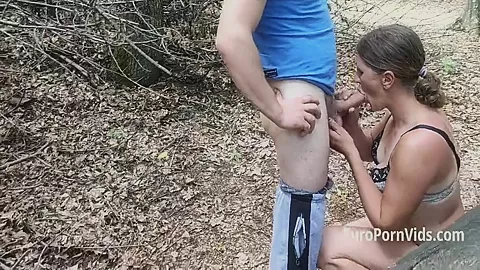 A Man Fucks Two Women One By One In The Forest