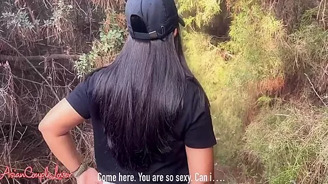 How To Get A Free Blowjob In The Park With A Cum Thirsty Filipina - She Swallowed All My Cum