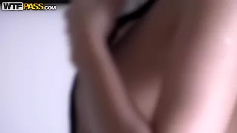 Skinny brunette Katya loving the hardcore fucking scene of her pussy