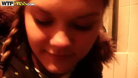 Hot blond chick Ivanka out for a dirty shopping session blowing a cock