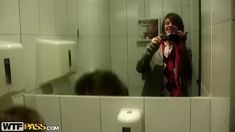 Hot blond chick Ivanka out for a dirty shopping session blowing a cock