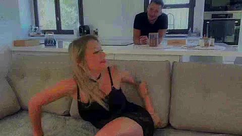 A very intense surprise awaits the bombshell Ashley!