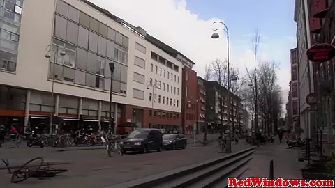 Pussyeaten amsterdam hooker enjoys tourist