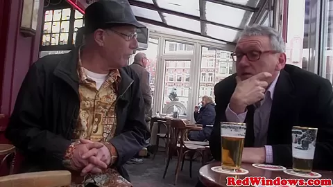 Pussyeaten amsterdam hooker enjoys tourist