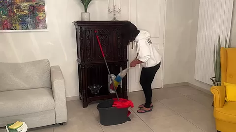 The maid Cristina gets dusted off!