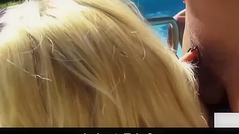 Delicious teen 18+ babes fuck by the pool