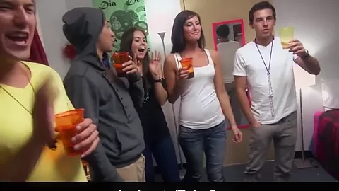 College sluts sharing one eager stiff ramrod
