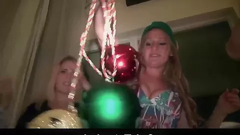 Kinky sex games during a New Year's party