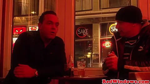 Facialized dutch hooker entertaining tourist