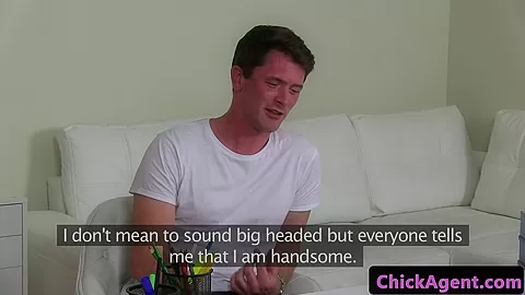 Casting agent rides clients cock in office