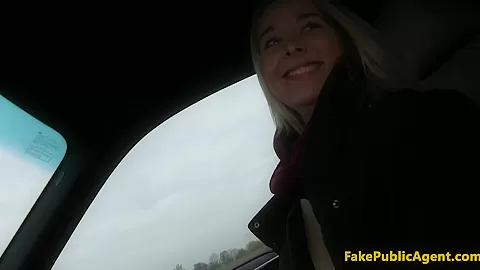 Pickedup amateur eurobabe slammed on backseat