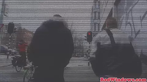 Amsterdam prostitute gets cumshowered