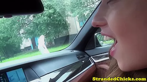 Hitchhiking euro amateur sucking dick