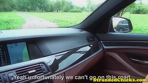 Hitchhiking euro amateur sucking dick