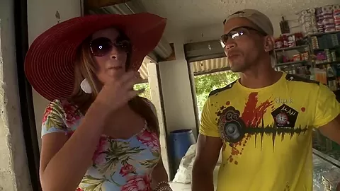 Sandra has an amazing pussy and likes to show it on public