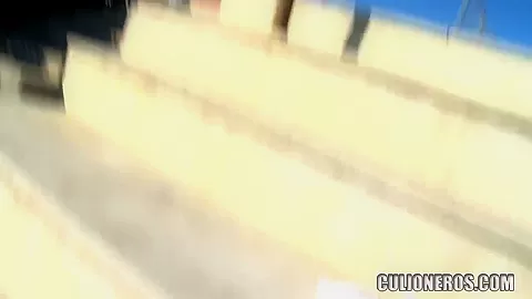 Public fuck with sexy brunette Henessy