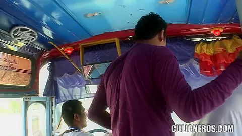 Tatiana gets in the public sexy action scene