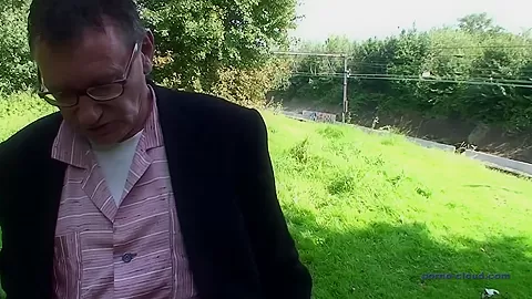Public redhead milf gets slammed