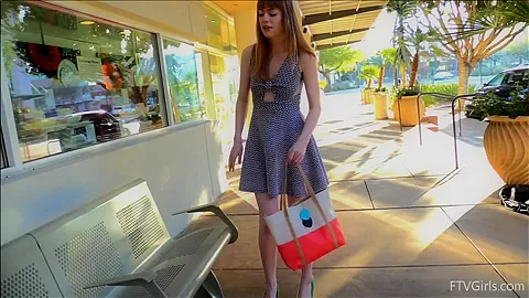 Incredible pornstar in Horny Redhead, Outdoor sex scene