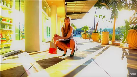 Incredible pornstar in Horny Redhead, Outdoor sex scene