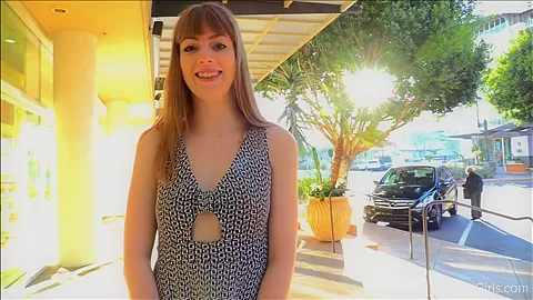 Incredible pornstar in Horny Redhead, Outdoor sex scene