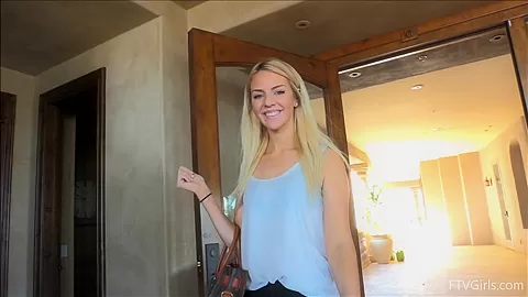 Exotic pornstar in Crazy Blonde, Small Tits sex movie